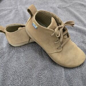 Lems Chukka Shoes Unisex Tan Suede Minimalist Barefoot Desert Mens 8.5 Womens 10